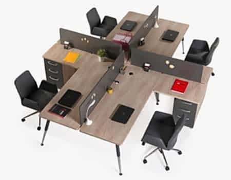 BOOMERANG DÖRTLÜ WORKSTATION