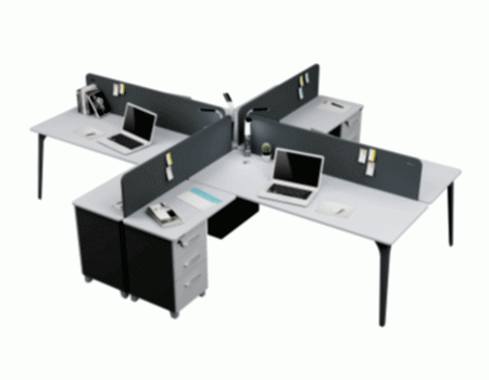 COMPACT ETEJERLİ DÖRTLÜ WORKSTATION