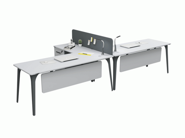 COMPACT ETEJERLİ İKİLİ WORKSTATION