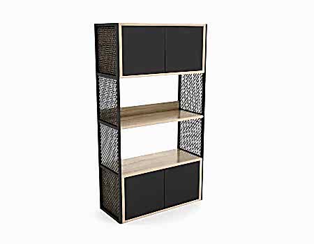 FLAT METAL AKSAMLI DOLAP 80X160