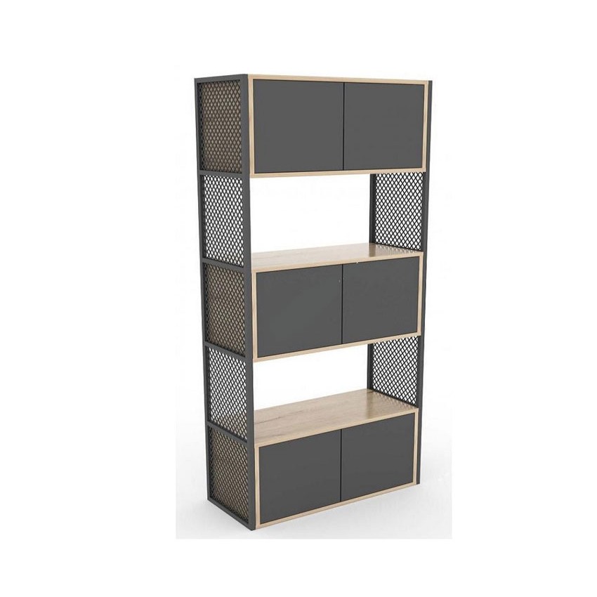 FLAT METAL AKSAMLI DOLAP 80X190